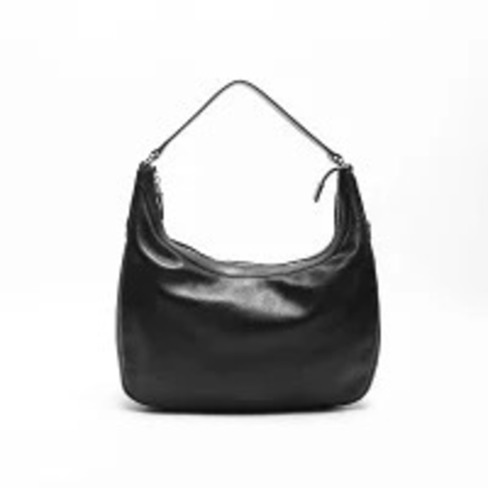 Gucci Hobo Shoulder Bag Leather One Black